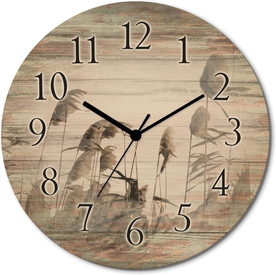 Artland Wandklok Grassen optioneel verkrijgbaar met kwarts- of radiografisch uurwerk geruisloos zonder tikkend geluid - Foto 6