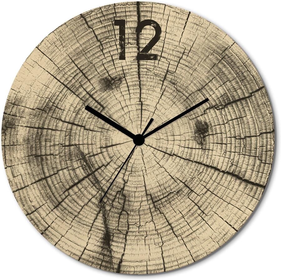 Artland Wandklok In het teken van de jaarringen optioneel verkrijgbaar met kwarts- of radiografisch uurwerk geruisloos zonder tikkend geluid - Foto 6