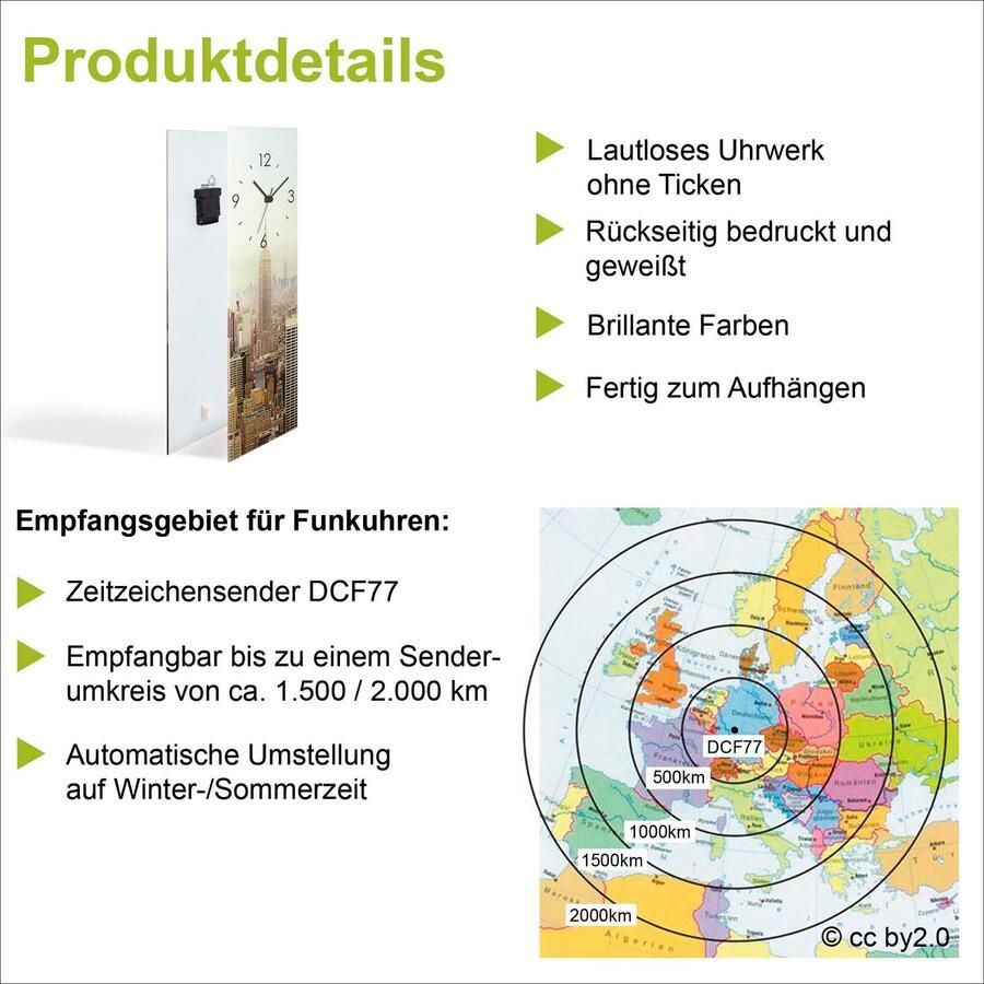 Artland Wandklok Een olifant loopt op de weg optioneel verkrijgbaar met kwarts- of radiografisch uurwerk geruisloos zonder tikkend geluid - Foto 4