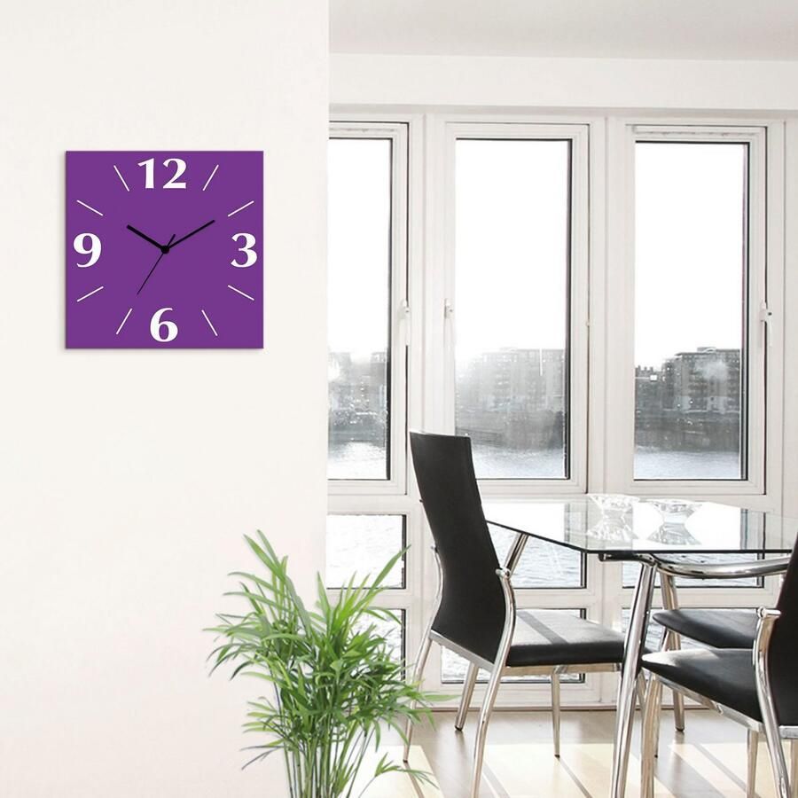 Artland Wandklok Uni trendkleuren optioneel verkrijgbaar met kwarts- of radiografisch uurwerk geruisloos zonder tikkend geluid - Foto 3