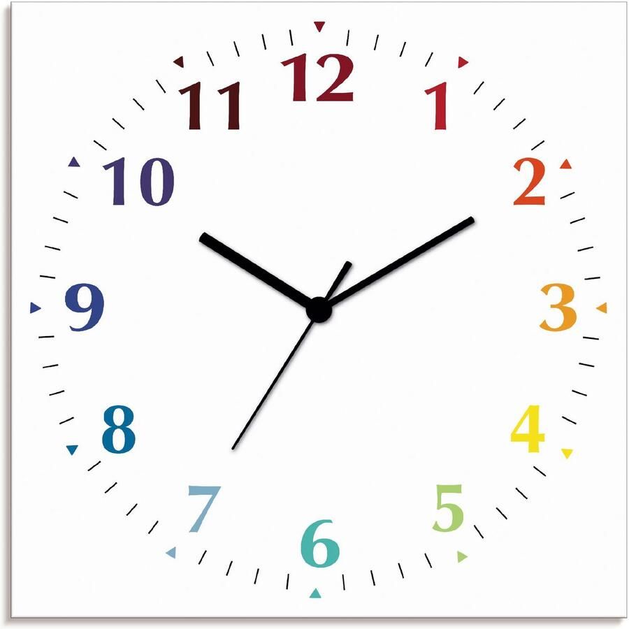 Artland Wandklok Uni trendkleuren optioneel verkrijgbaar met kwarts- of radiografisch uurwerk geruisloos zonder tikkend geluid - Foto 3