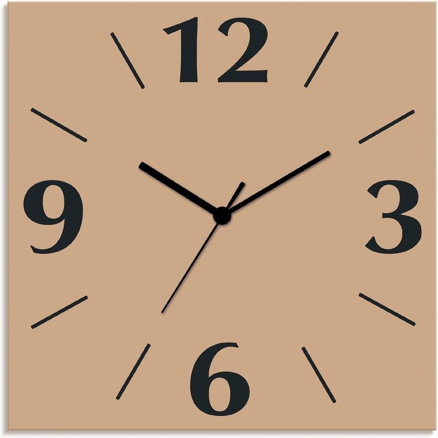 Artland Wandklok Uni trendkleuren optioneel verkrijgbaar met kwarts- of radiografisch uurwerk geruisloos zonder tikkend geluid - Foto 3