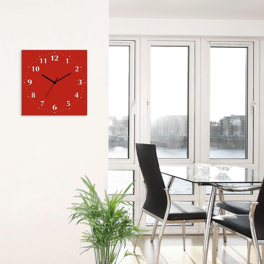 Artland Wandklok Uni trendkleuren optioneel verkrijgbaar met kwarts- of radiografisch uurwerk geruisloos zonder tikkend geluid - Foto 3