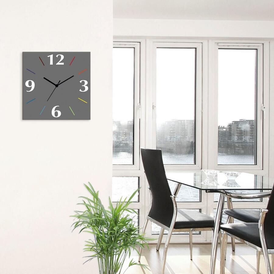 Artland Wandklok Uni trendkleuren optioneel verkrijgbaar met kwarts- of radiografisch uurwerk geruisloos zonder tikkend geluid - Foto 3