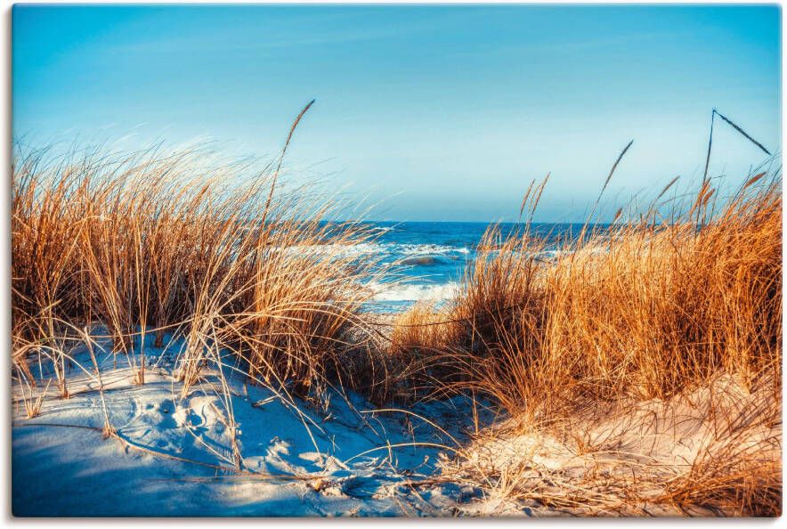 Artland Artprint Aan het strand als artprint op linnen poster in verschillende formaten maten