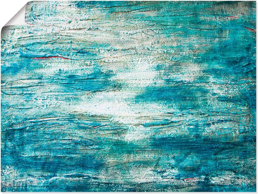 Artland Artprint Abstracte schilderkunst aquarel als artprint op linnen poster muursticker in verschillende maten