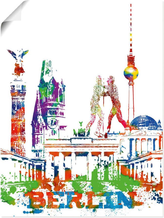 Artland Artprint Berlijn grafisch als artprint van aluminium artprint op linnen muursticker of poster in verschillende maten