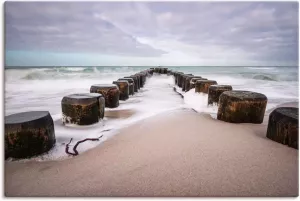 Artland Artprint Blik op de kust van de Oostzee I (1 stuk)