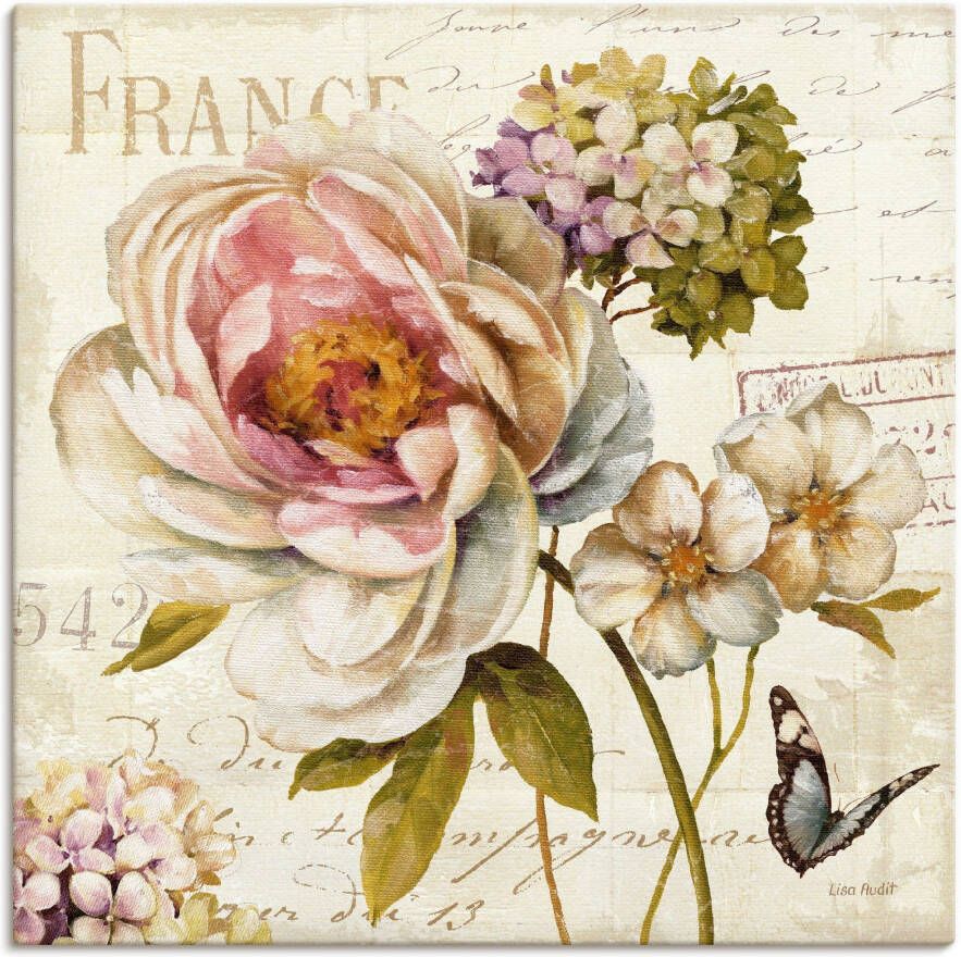Artland Artprint op linnen Bloemen III - Foto 2