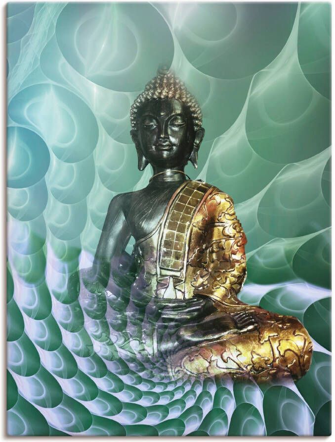 Artland Artprint Boeddha s droomwereld CB als artprint van aluminium artprint voor buiten artprint op linnen poster muursticker - Foto 3