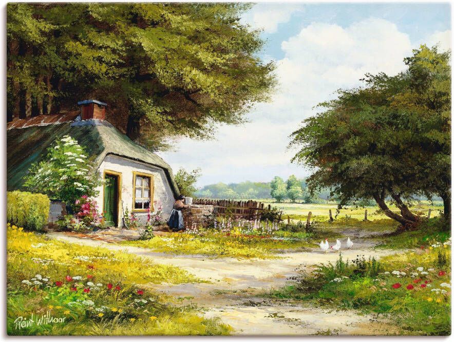 Artland Artprint op linnen Boerderij - Foto 6
