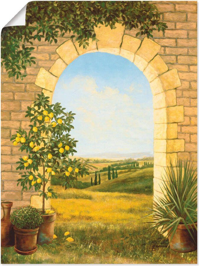 Artland Artprint Citroenboompje voor de boog II als artprint van aluminium artprint voor buiten artprint op linnen poster in verschillende maten. maten - Foto 6