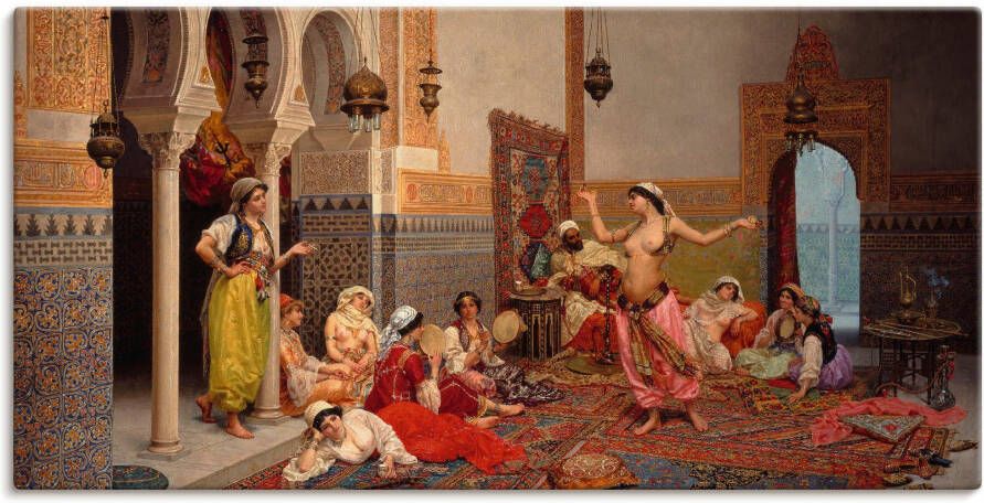 Artland Artprint Dansen in de harem. als artprint op linnen muursticker in verschillende maten - Foto 4