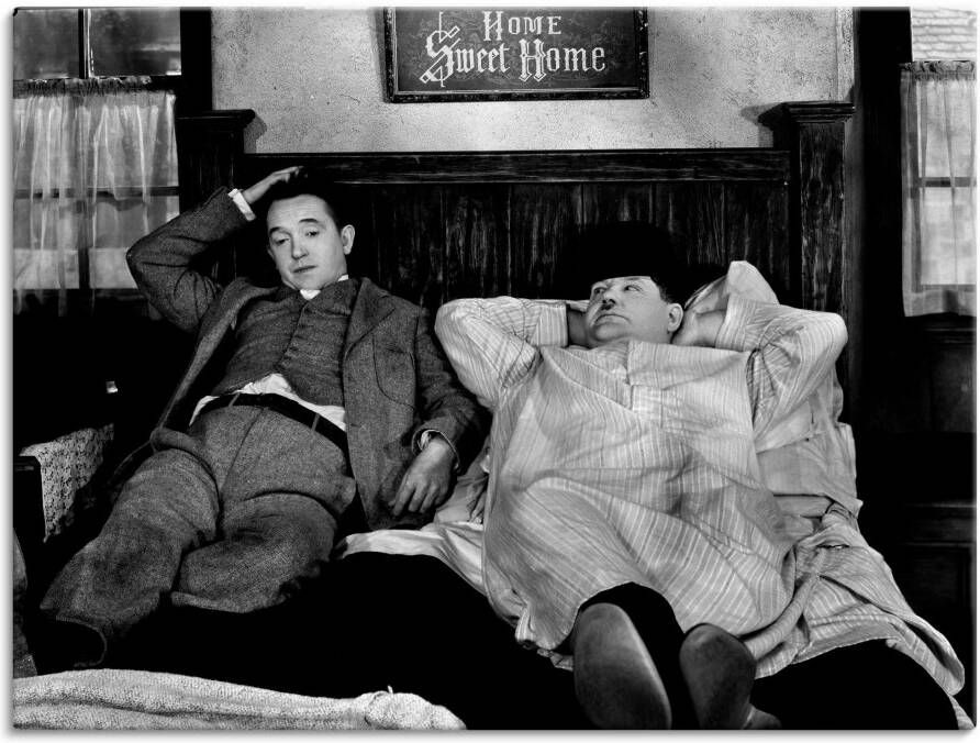 Artland Artprint De dikke en de dunne I als artprint van aluminium artprint voor buiten artprint op linnen poster muursticker - Foto 6