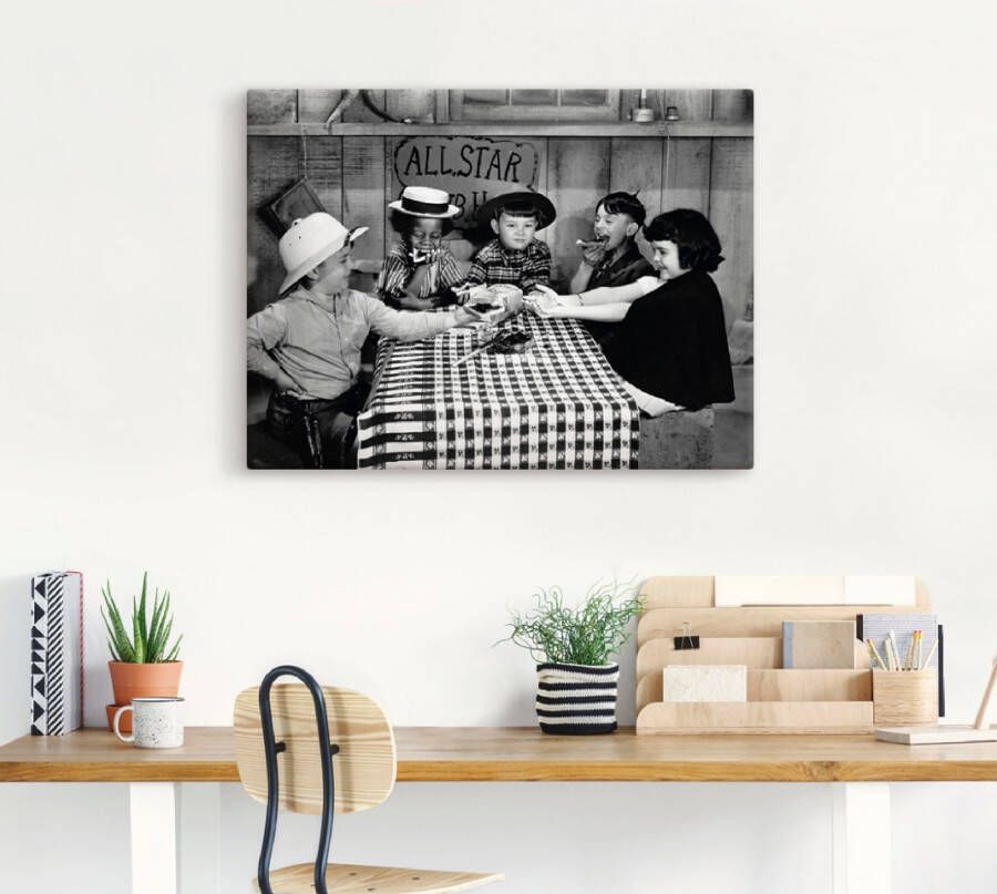 Artland Artprint De kleine zwervers 1935 als artprint op linnen poster in verschillende formaten maten - Foto 2