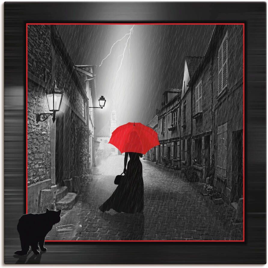 Artland Artprint De vrouw met de rode kap 2 als artprint op linnen poster muursticker in verschillende maten - Foto 2