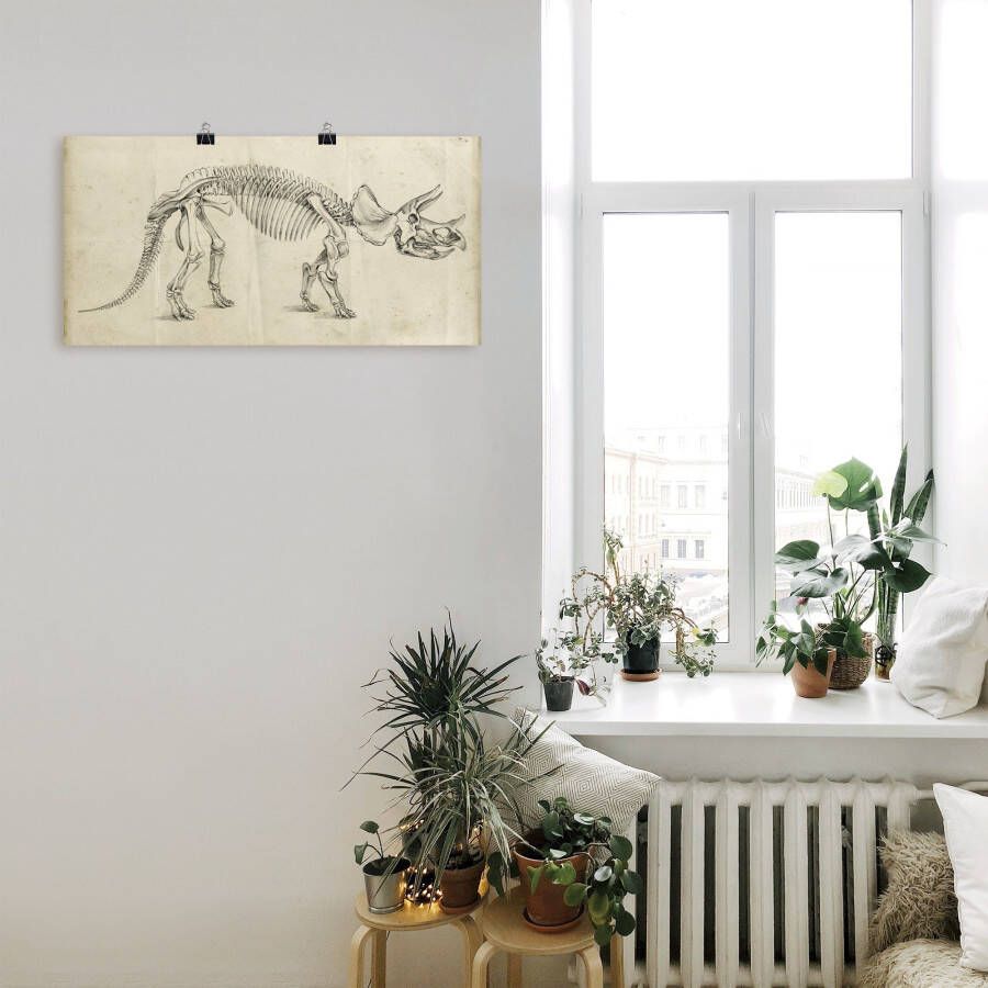 Artland Artprint Dinosauria leer II als artprint van aluminium artprint voor buiten poster in diverse formaten - Foto 7