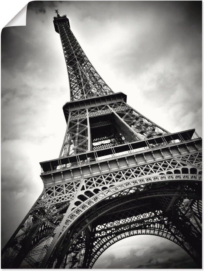Artland Artprint Eiffeltoren Parijs als artprint op linnen poster in verschillende formaten maten - Foto 3