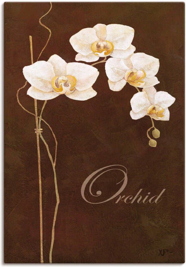 Artland Artprint Fijne orchidee als artprint op linnen poster in verschillende formaten maten - Foto 1