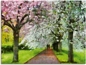 Artland Artprint Fleurige kersen in vele afmetingen & productsoorten artprint van aluminium artprint voor buiten artprint op linnen poster muursticker wandfolie ook geschikt voor de badkamer (1 stuk)