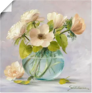Artland Artprint Gele anemonen in vele afmetingen & productsoorten -artprint op linnen poster muursticker wandfolie ook geschikt voor de badkamer (1 stuk)