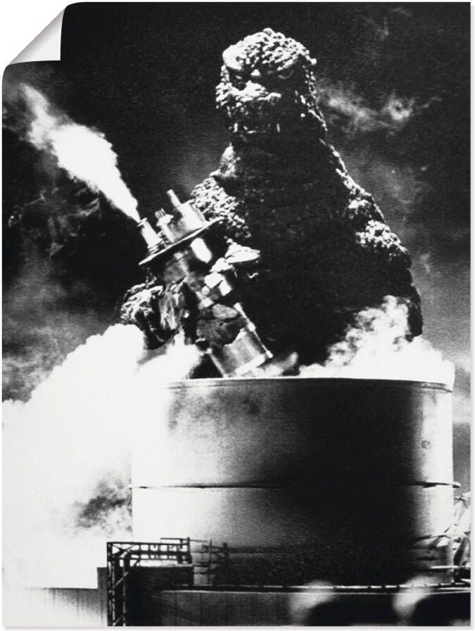Artland Artprint Godzilla III als artprint op linnen poster in verschillende formaten maten - Foto 3