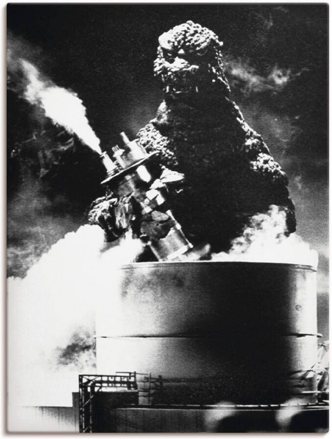 Artland Artprint Godzilla III als artprint op linnen poster in verschillende formaten maten