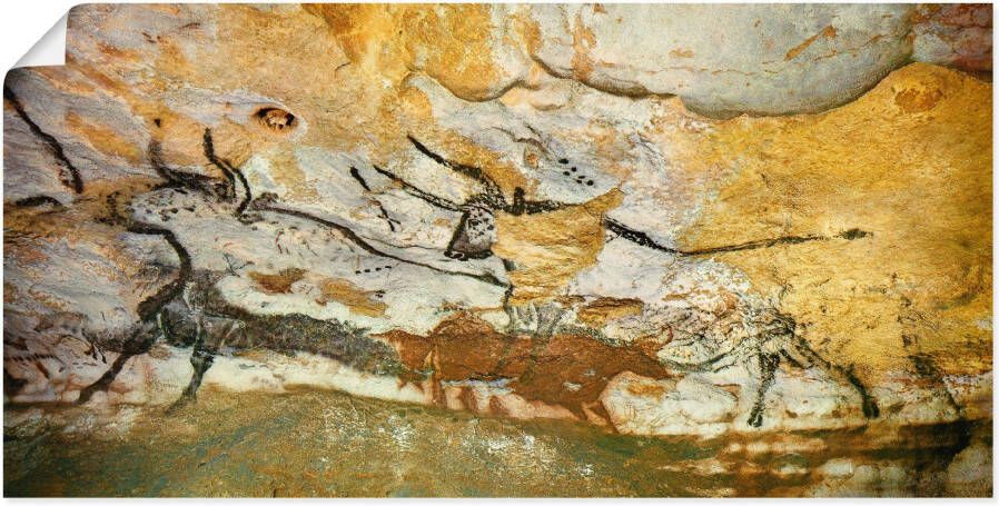 Artland Artprint Grot van Lascaux stieren als artprint op linnen poster muursticker in verschillende maten - Foto 4