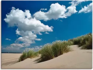 Artland Artprint Hemel duinen en zee in vele afmetingen & productsoorten -artprint op linnen poster muursticker wandfolie ook geschikt voor de badkamer (1 stuk)