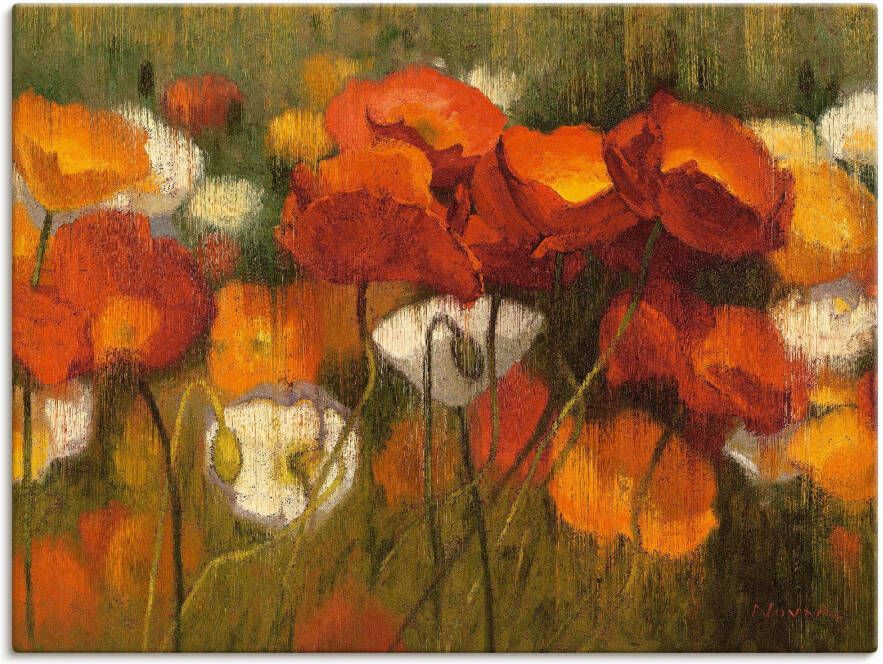 Artland Artprint op linnen Het sterke rood II - Foto 8