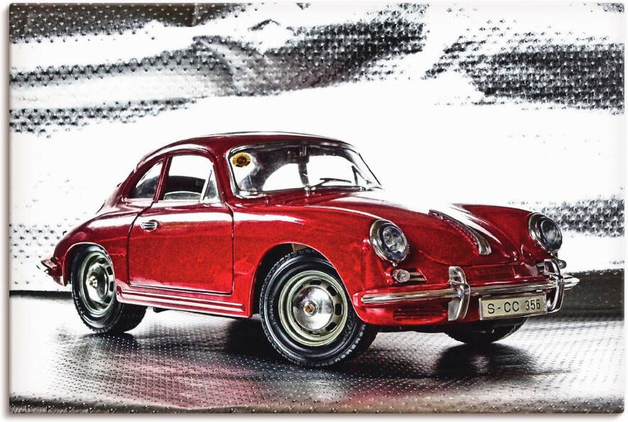 Artland Artprint Klassiek model de Porsche 356 als artprint van aluminium artprint voor buiten artprint op linnen poster muursticker - Foto 5
