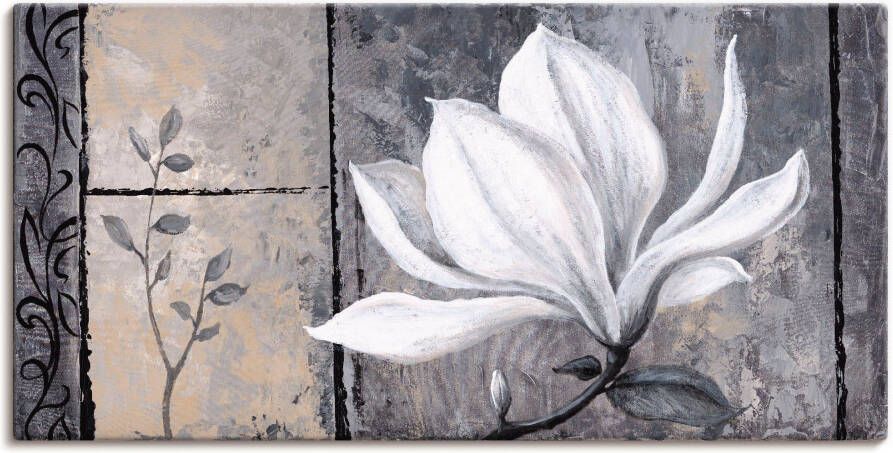 Artland Artprint Klassieke magnolia als artprint van aluminium artprint voor buiten artprint op linnen poster muursticker - Foto 4