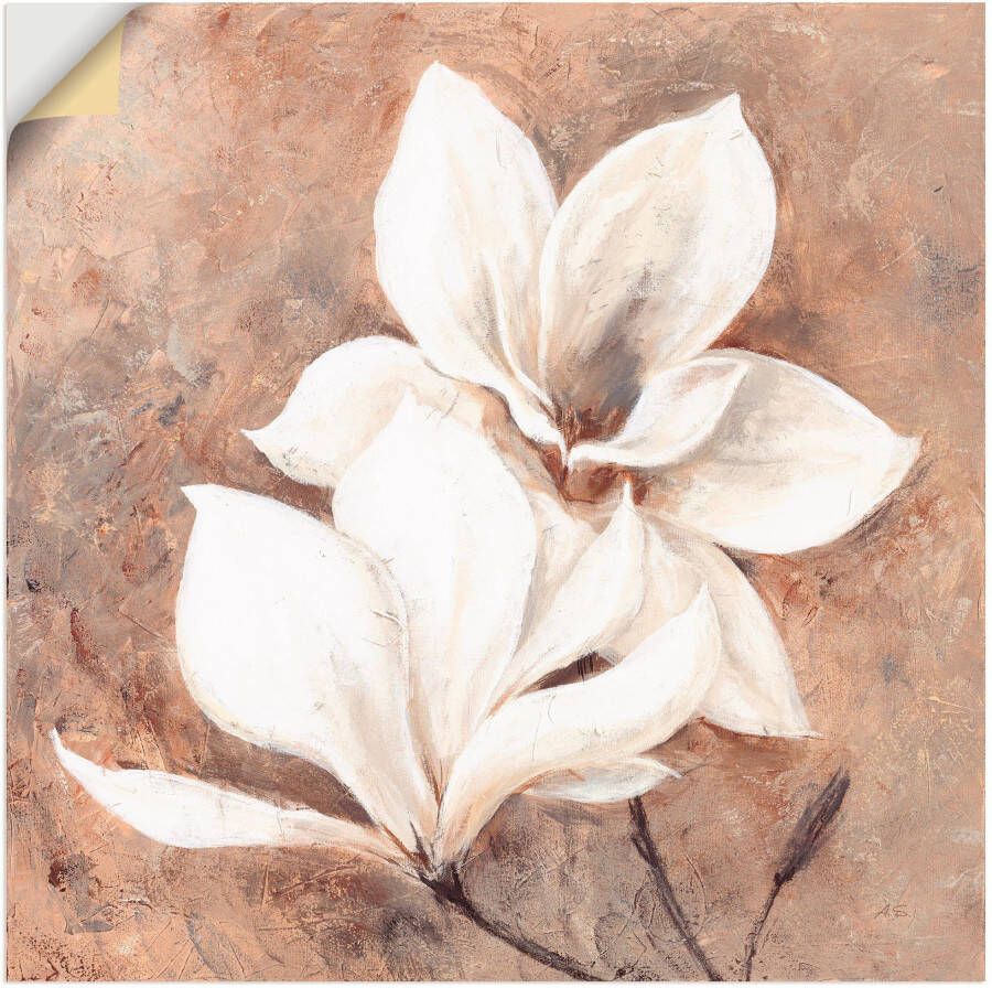Artland Artprint Klassieke magnolia's als artprint van aluminium artprint voor buiten artprint op linnen poster muursticker - Foto 4