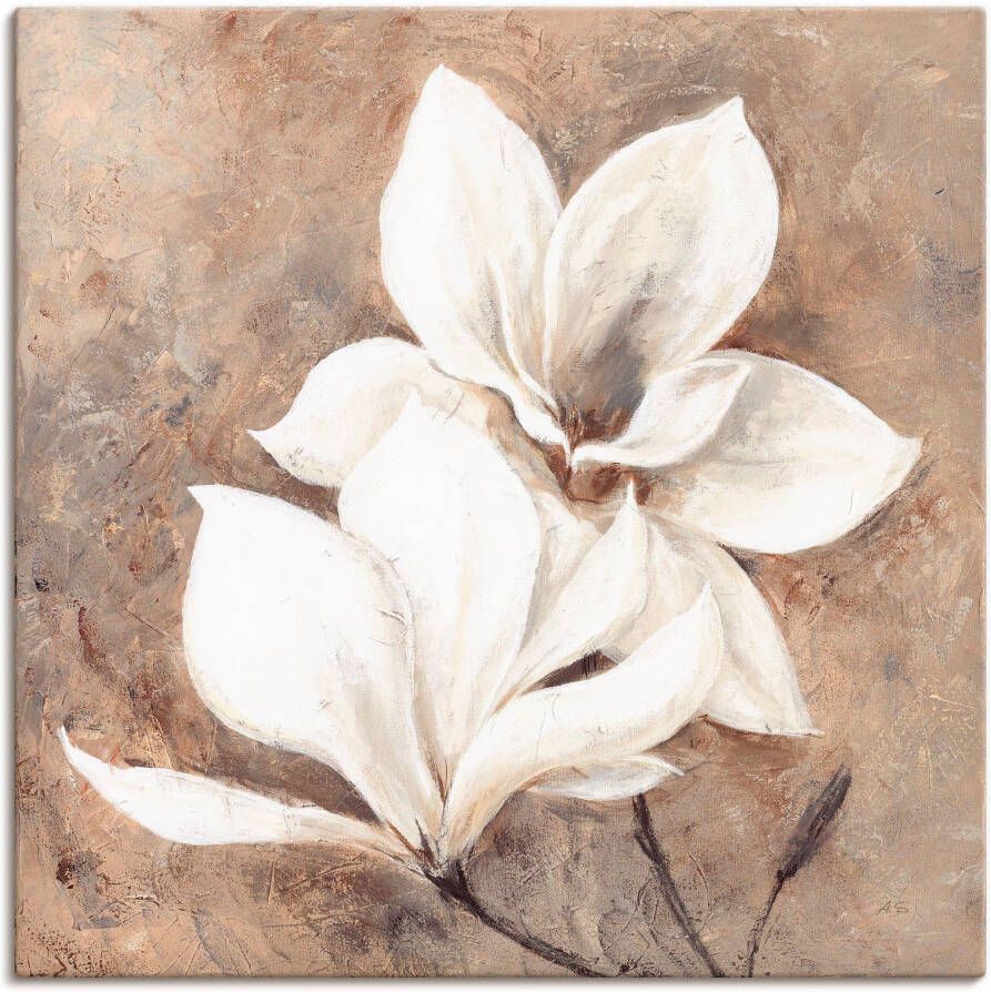 Artland Artprint Klassieke magnolia's als artprint van aluminium artprint voor buiten artprint op linnen poster muursticker - Foto 4