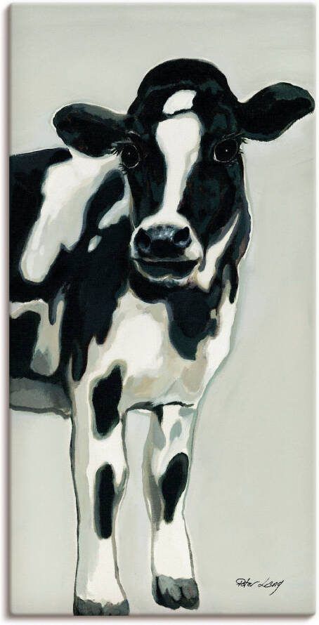 Artland Artprint op linnen Koe