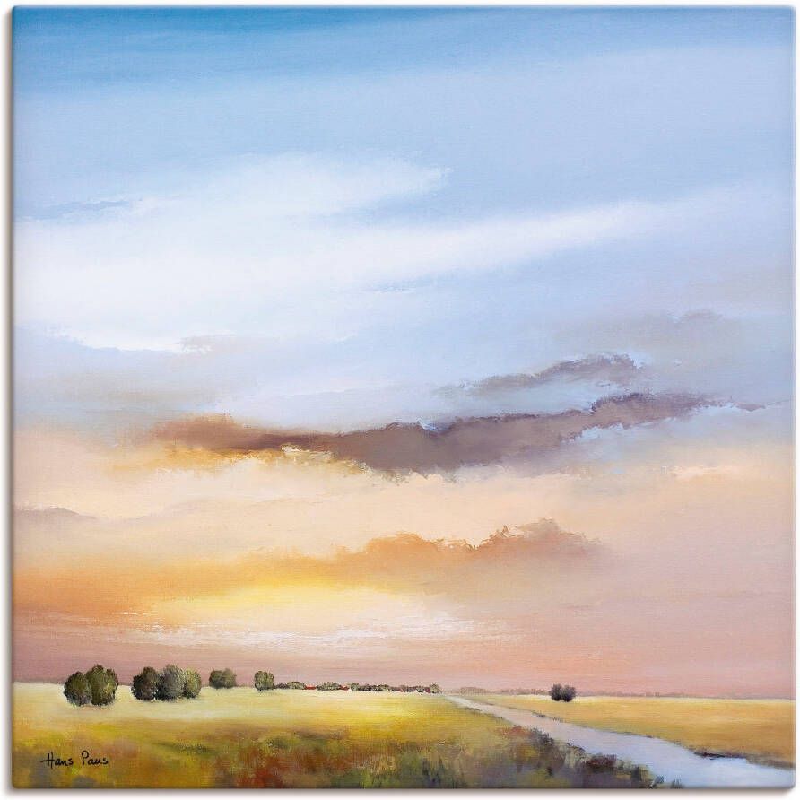Artland Artprint op linnen Landschap III - Foto 5