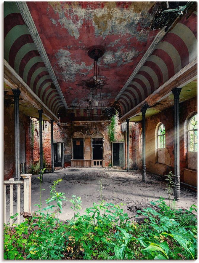 Artland Artprint Lost Place danszaal balzaal als artprint van aluminium artprint voor buiten artprint op linnen poster in verschillende maten. maten - Foto 6