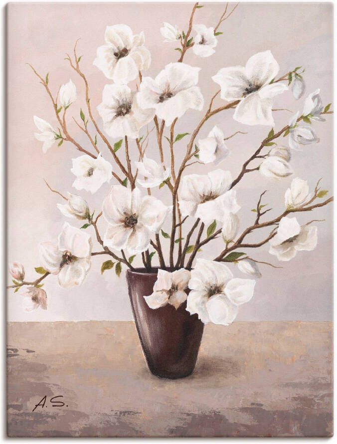 Artland Artprint Magnolia's als artprint op linnen poster in verschillende formaten maten - Foto 4