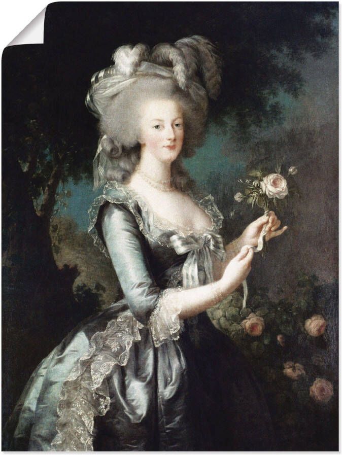 Artland Artprint Marie Antoinette 1783 als artprint van aluminium artprint voor buiten artprint op linnen poster in verschillende maten. maten - Foto 7