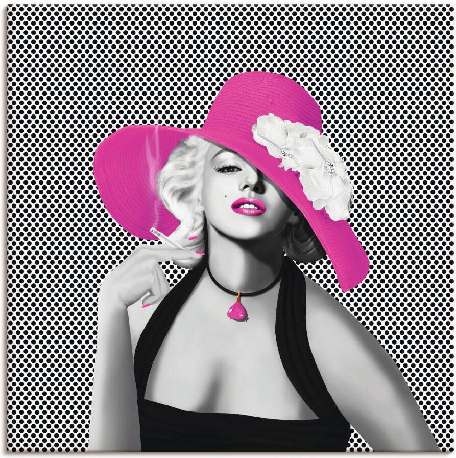 Artland Artprint Marilyn In popart als artprint op linnen poster muursticker in verschillende maten - Foto 1