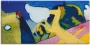 Artland Artprint Met geel paard. 1909. in vele afmetingen & productsoorten -artprint op linnen poster muursticker wandfolie ook geschikt voor de badkamer (1 stuk) - Thumbnail 1