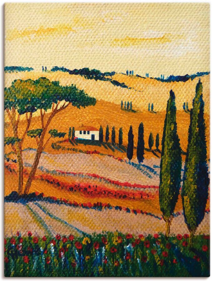 Artland Artprint Mijn droom van de Toscane als artprint op linnen in verschillende maten