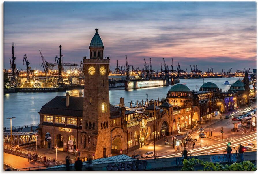 Artland Artprint Ontschepingstrappen Hamburg als artprint van aluminium artprint voor buiten artprint op linnen poster in verschillende maten. maten - Foto 7