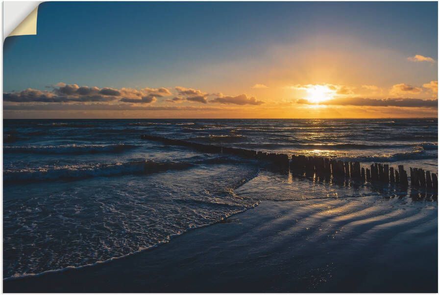 Artland Wandfolie Oostzeekust op het eiland Moen Denemarken - Foto 4