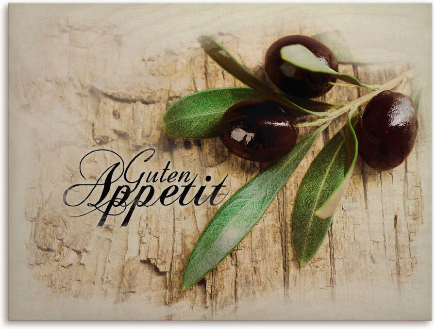 Artland Artprint op hout Olijven eet smakelijk - Foto 3