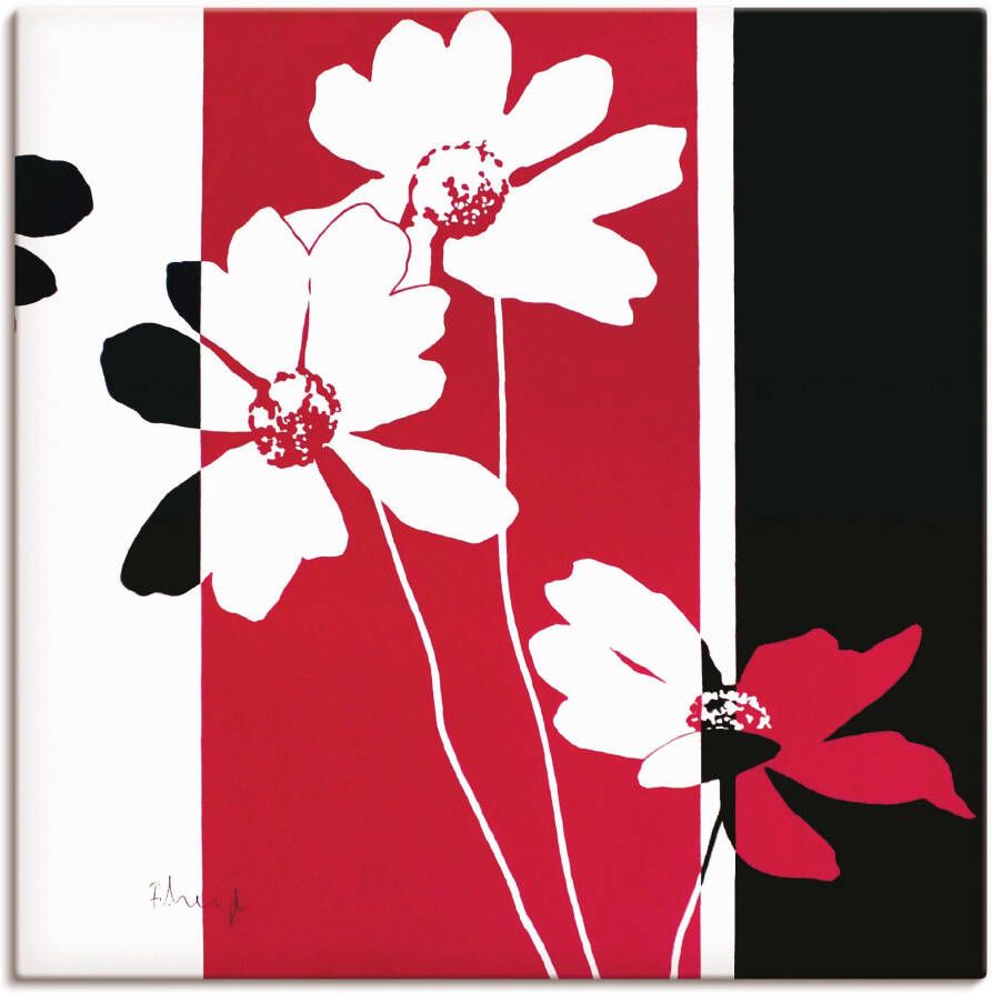 Artland Artprint op linnen Bloemen samenstelling II gespannen op een spieraam - Foto 5