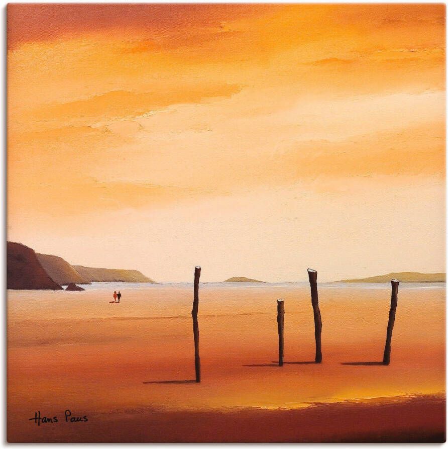 Artland Artprint op linnen Avond II