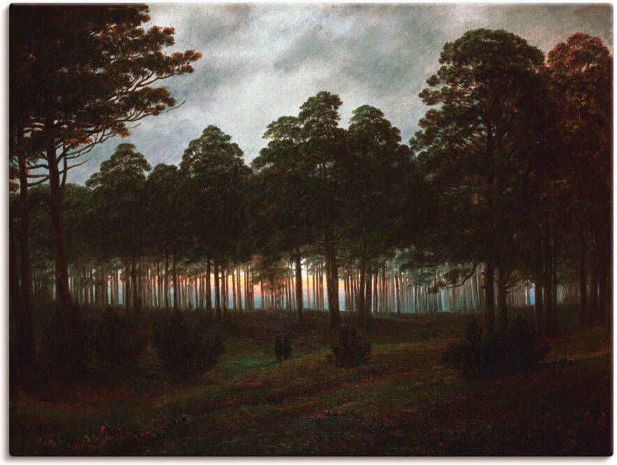 Artland Artprint op linnen De avond ca. 1820x21 - Foto 9
