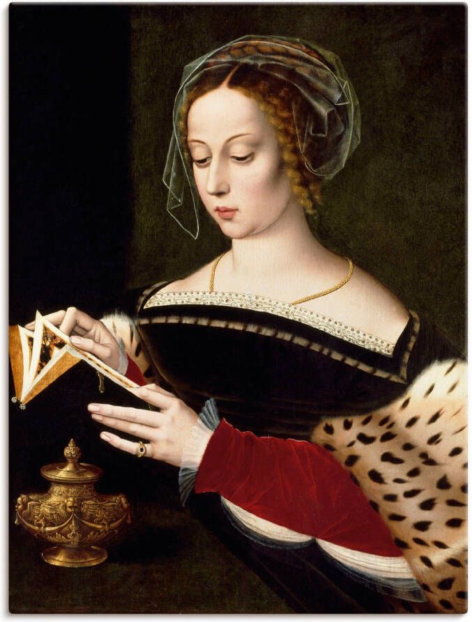 Artland Artprint op linnen De lezende Maria Magdalena - Foto 5