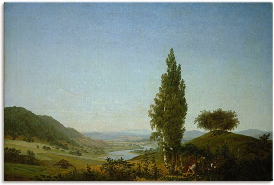 Artland Artprint op linnen De zomer. 1807 gespannen op een spieraam - Foto 1
